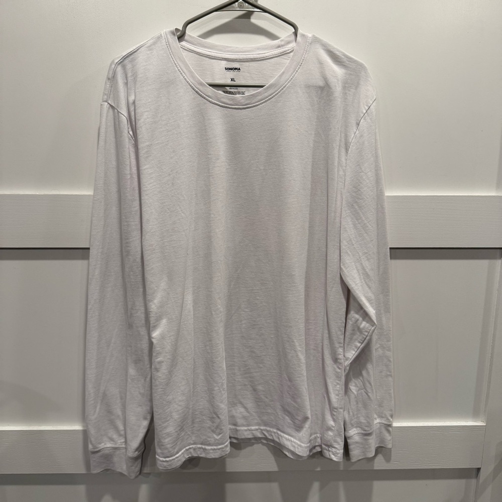 Sonoma White Long Sleeve Tee